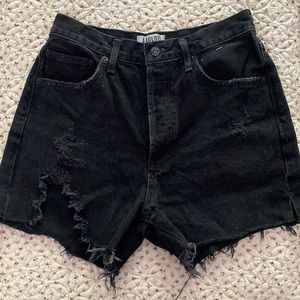 Agolde Black Shorts